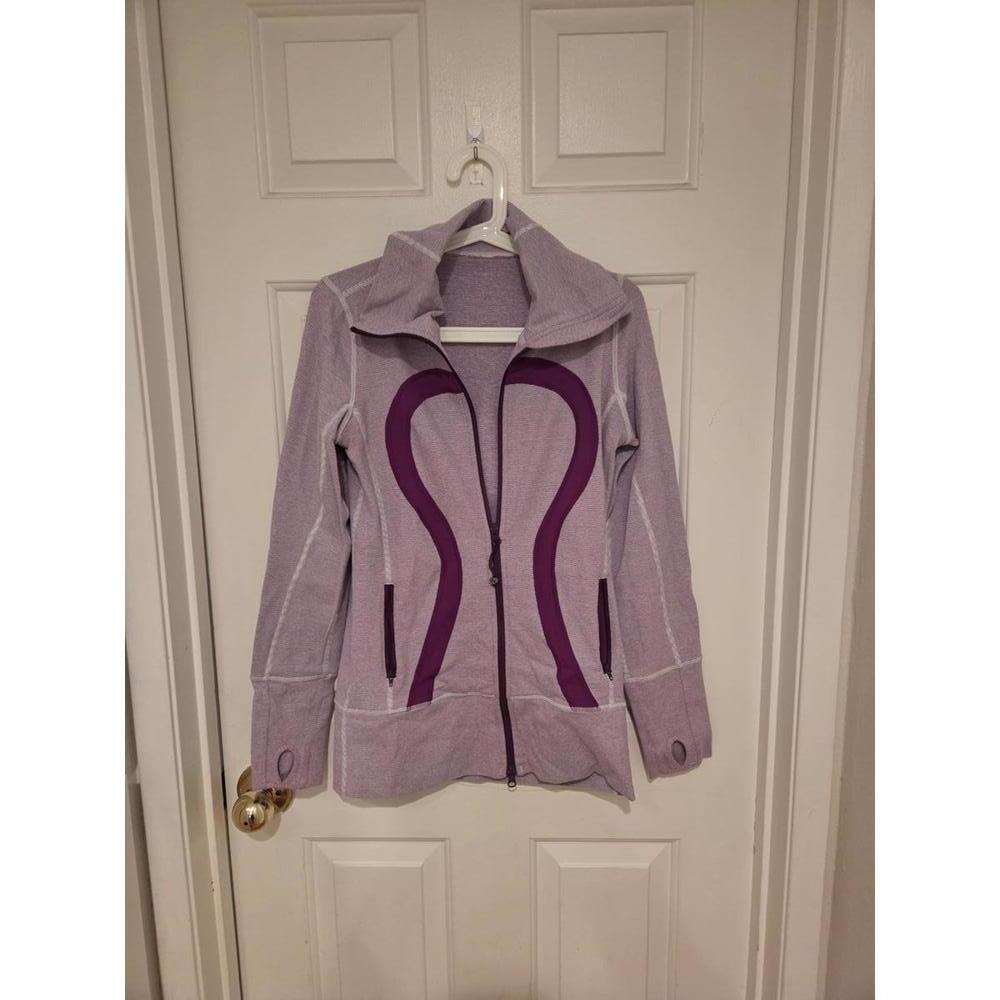 Lululemon Lavender and Purple Zip-Up Athletic Jacket Size 6 - Picture 2 of 9